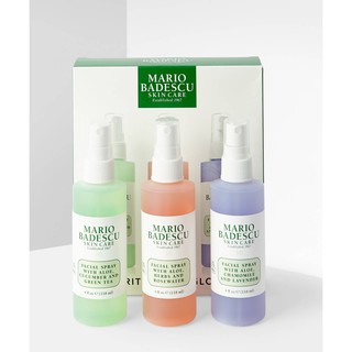 Set toner Mario Badescu dạng xịt 3 chai 118ml