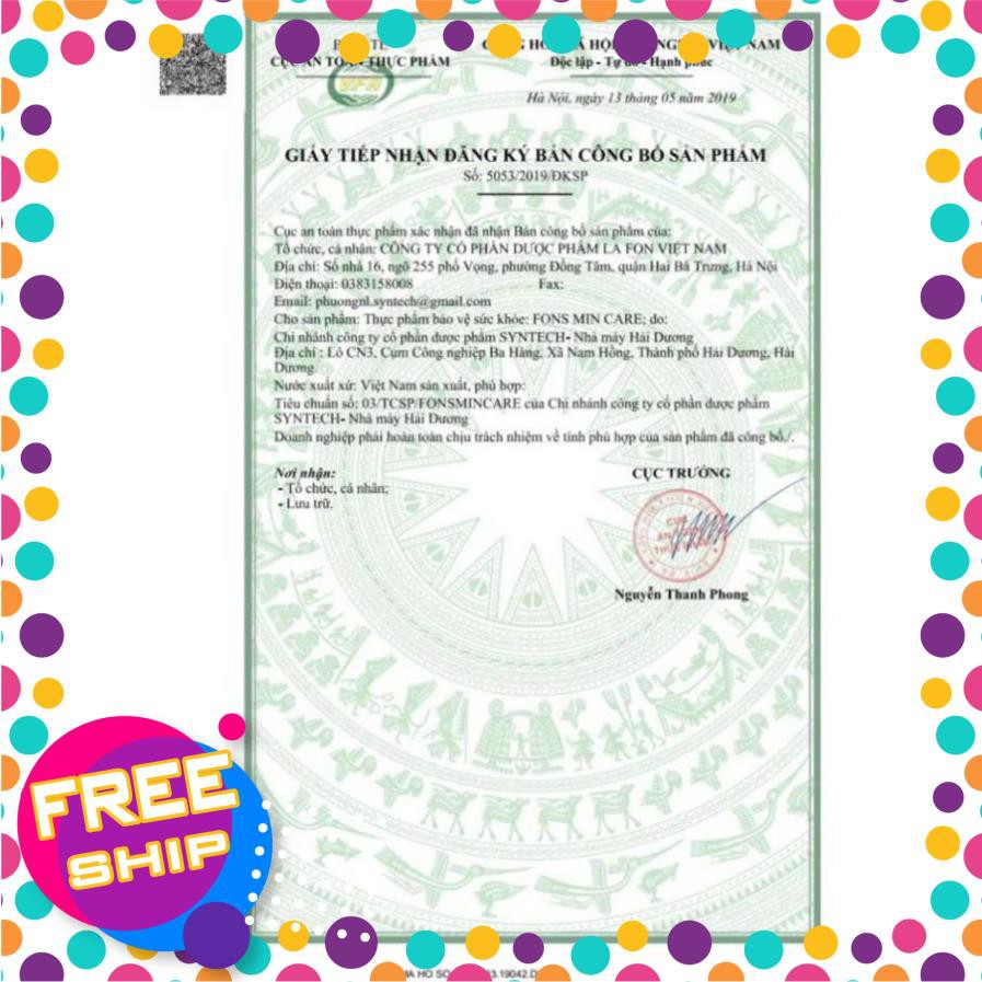 [CHÍNH HÃNG] Bổ sung DHA, EPA, Vitamin và khoáng chất cho bà bầu - Fons Mincare 30 viên | Thế Giới Skin Care