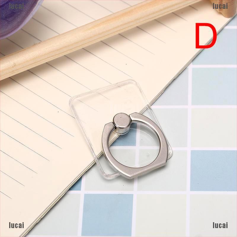 Đế nhẫn điện thoại màu trong suốt có thể quay | BigBuy360 - bigbuy360.vn