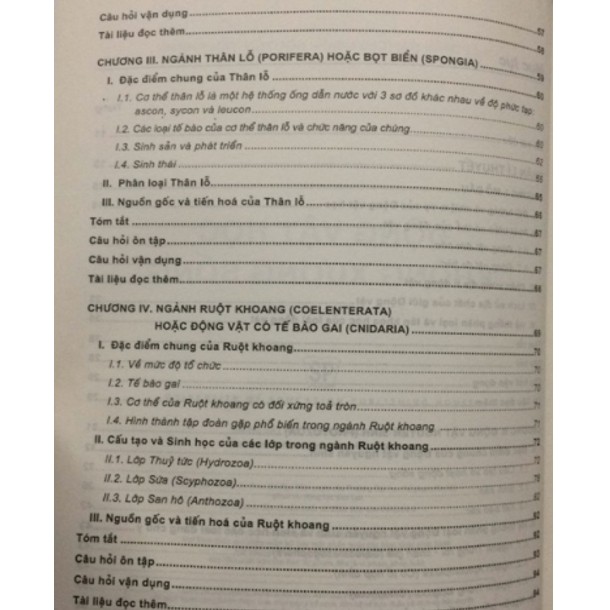 Sách - Động vật học Không xương sống