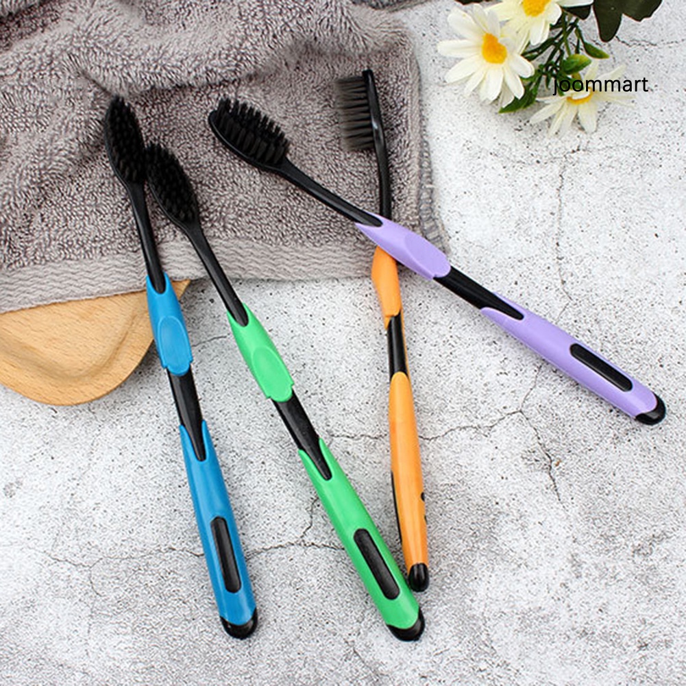 Bàn chải đánh răng than tre lông mềm chăm sóc răng miệng thoải mái tiện dụng cho người trưởng thành