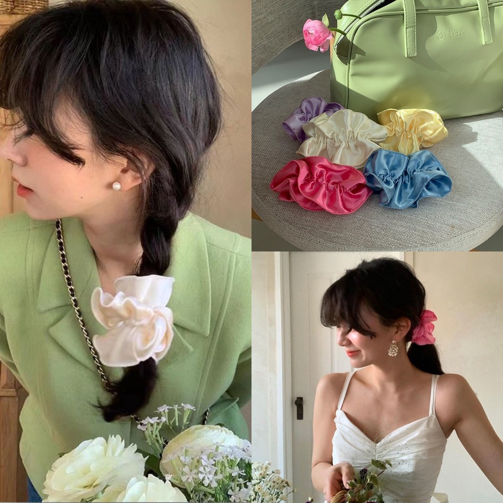 Dây Buộc Tóc Phối Ren Đôi Phong Cách Mới 2022 Thời Trang Chất Lượng Cao