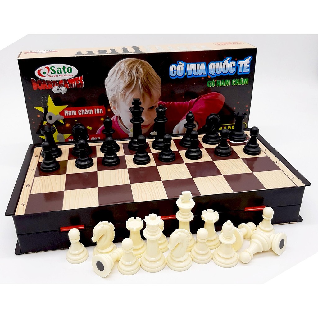 CỜ VUA QUỐC TẾ CÓ NAM CHÂM ( HÀNG VIỆT NAM LOẠI TỐT)