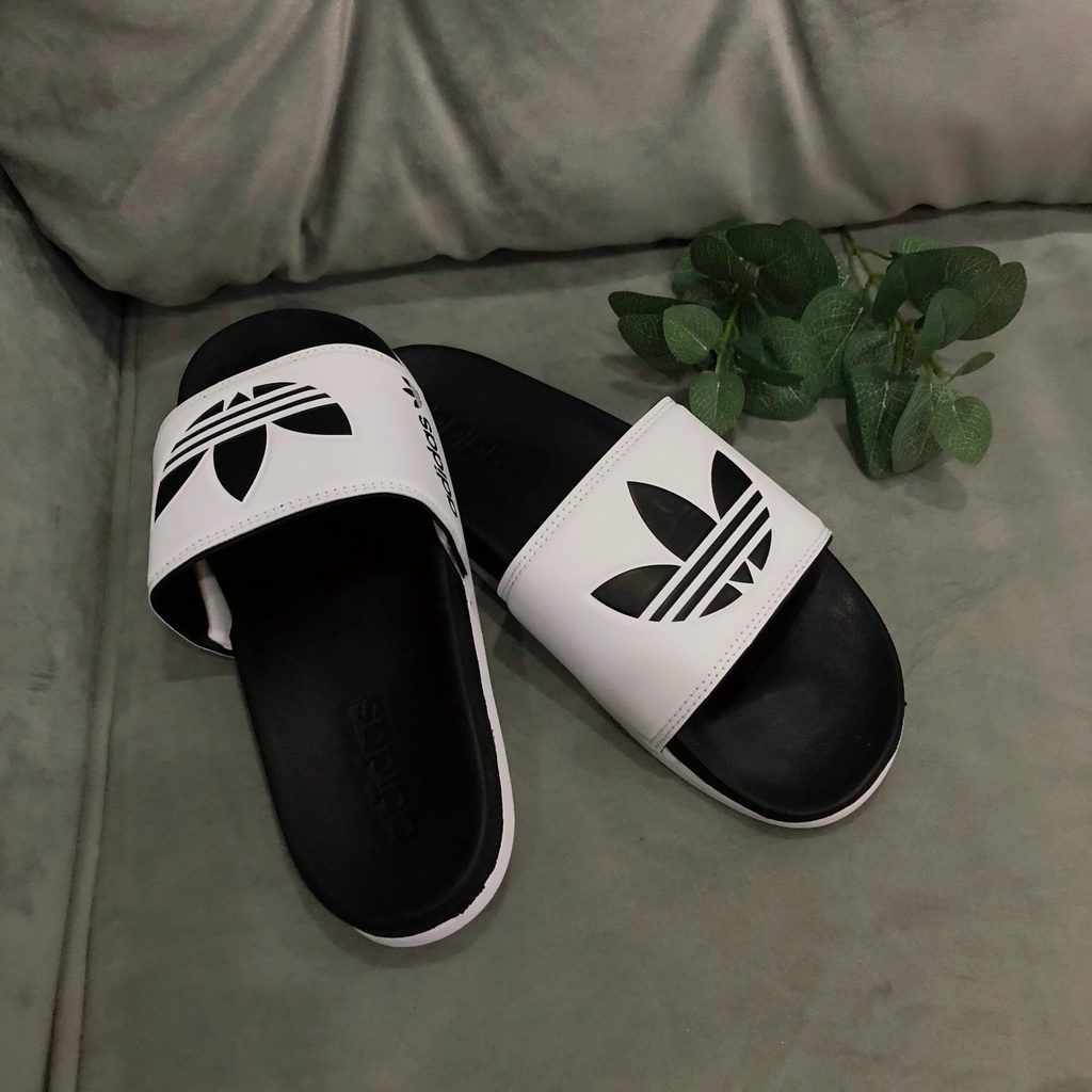Dép adidas thể thao nam quai trắng có video