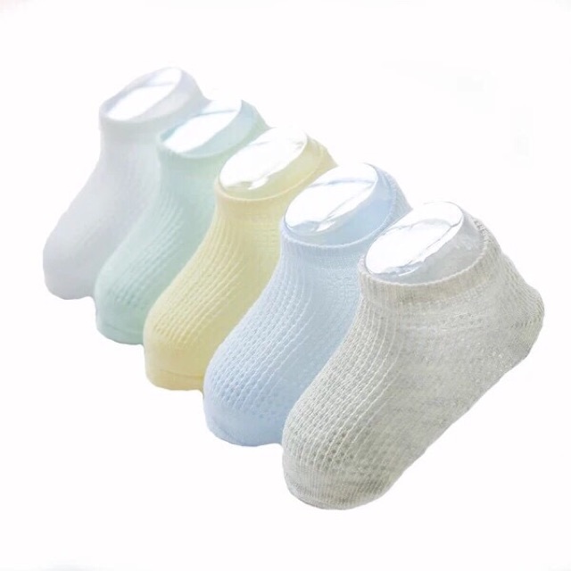 TẤT LƯỚI Set 5 đôi cho bé 0-3t mã 1826