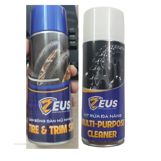 Combo Zeus Dưỡng sên  Vệ sinh sên Bóng vỏ và nhựa nhám