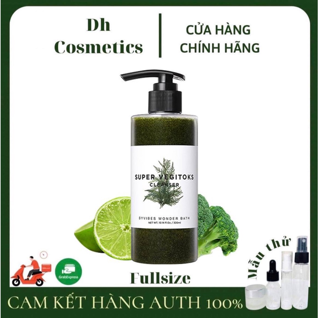 Sữa Rửa Mặt Rau Củ Thải Độc Super Vegitoks Cleanser 300ML