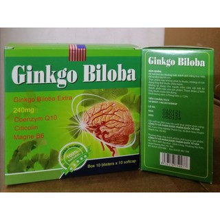 (CHÍNH HÃNG)Hoạt huyết dưỡng não GINKGO biloba giảm đau đầu, hoa mắt chóng mặt. Tăng cường lưu thông máu lên não.