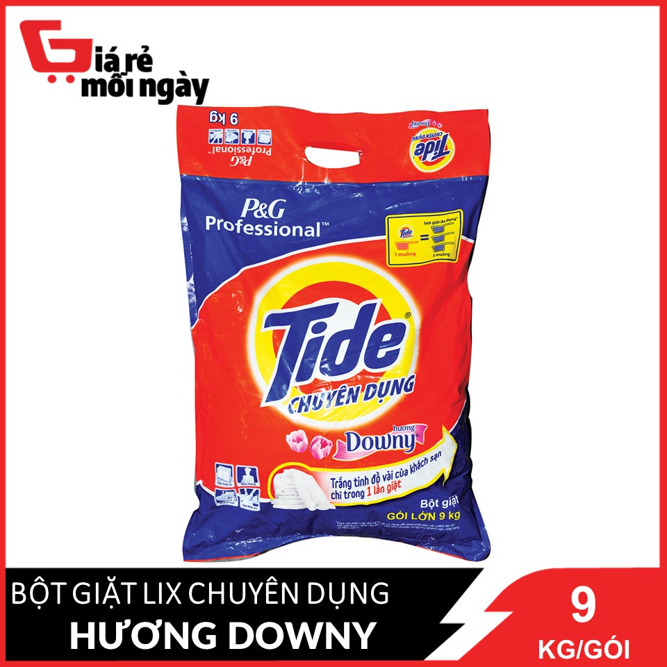 Bột giặt Tide Chuyên dụng hương Downy 9kg