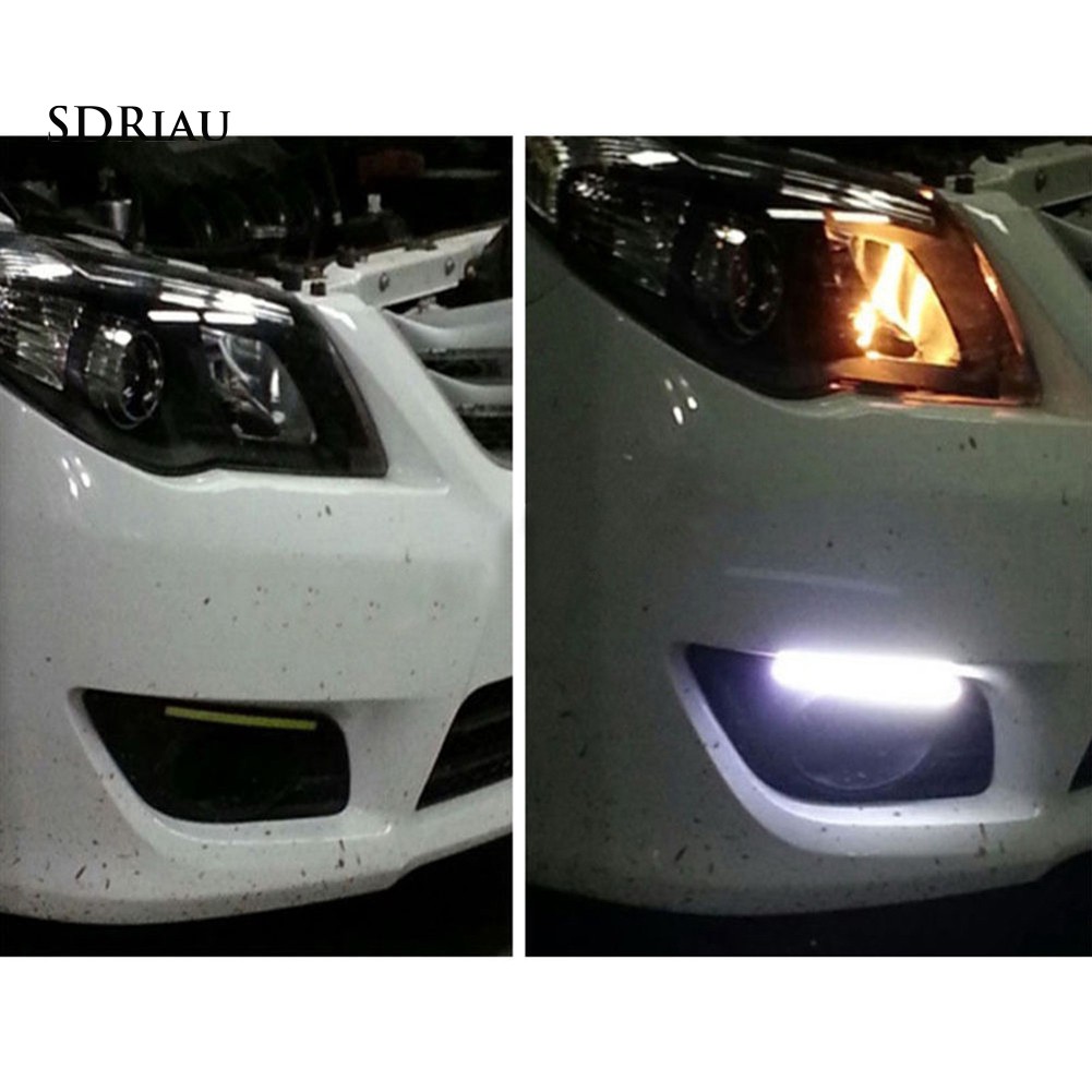 Cặp thanh đèn DC 12V COB LED chống nước tiện dụng dành cho xe hơi