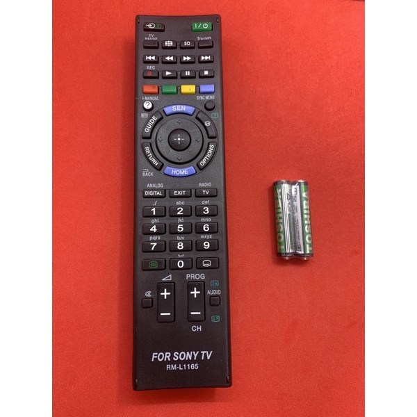 Remote Điều khiển Tivi Sony RM-L1165 - Hàng tốt mới 100% Tặng kèm Pin-Điện tử Alex