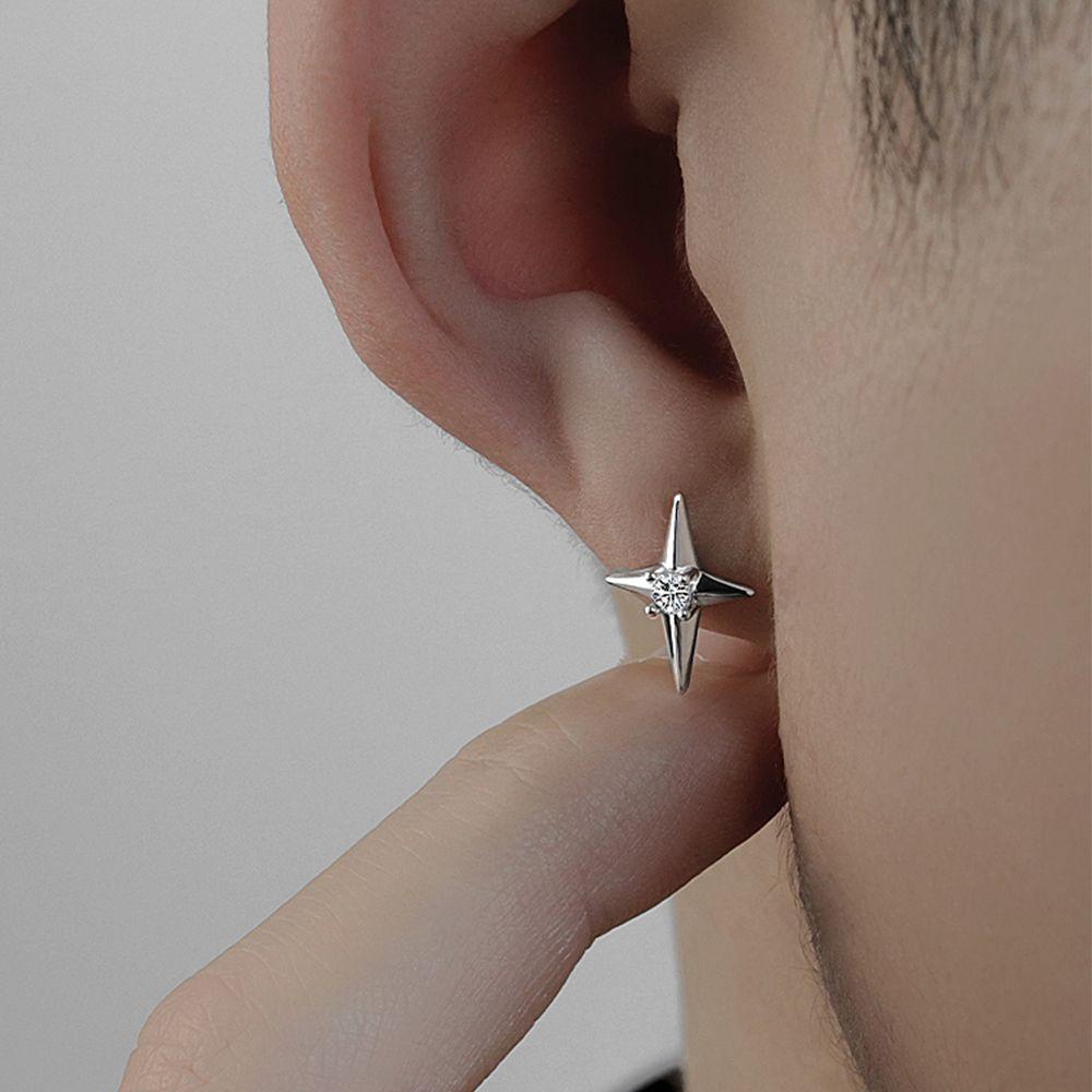 Mxgoods Bông Tai Xỏ Lỗ Màu Trơn Đơn Giản Phong Cách Đường Phố Hàn Quốc Dự Tiệc Cho Nữ