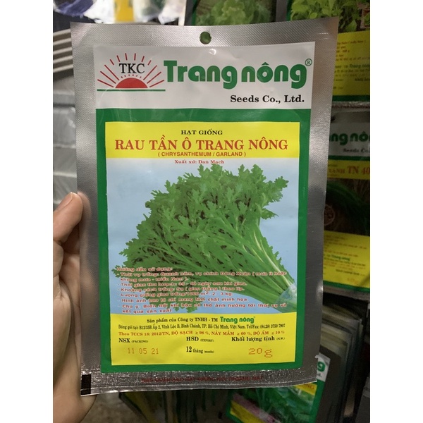 Hạt Giống Rau TẦN Ô / CẢI CÚC