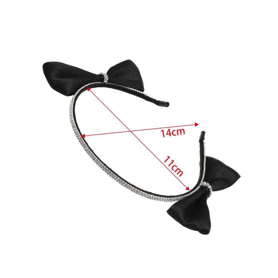 Băng đô cài tóc đính đá phong cách retro hàn quốc cho nữ