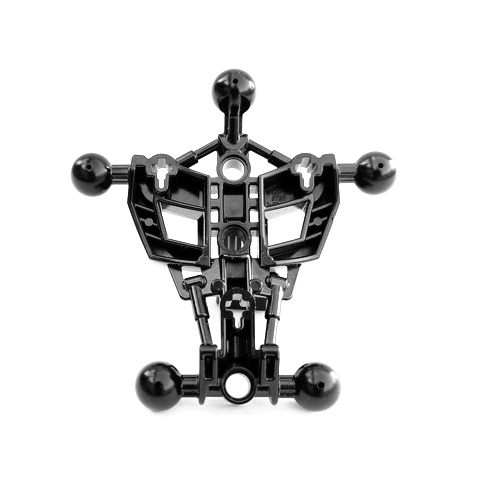 -87794-Hero Factory Torso, Skeletal with 5 Ball Joint