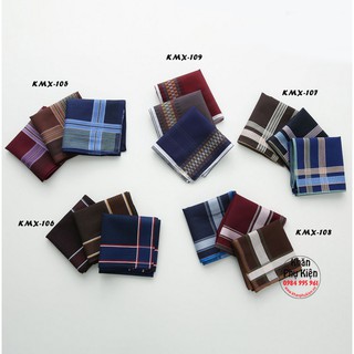 Khăn Tay Thấm Hút Mồ Hôi, Khăn Mùi Xoa Bỏ Túi Tiện Lợi Cho Nam (L10)