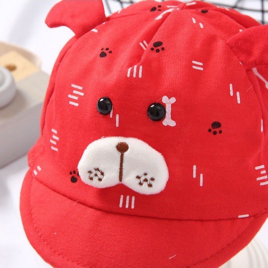 Nón mũ COTTON bé trai bé gái sơ sinh cực đẹp từ 0-6 tháng PocoHome, thiết kế tai thỏ hoạt hình dễ thương phong cách HOT