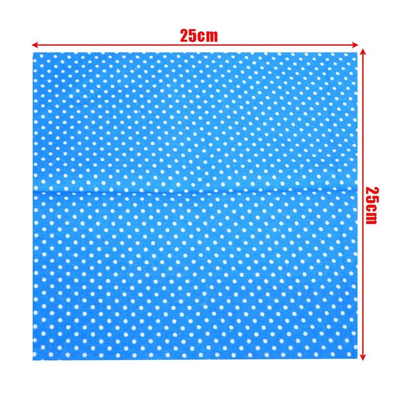 Set 7 mảnh vải 25x25cm may quần áo cho bup bê