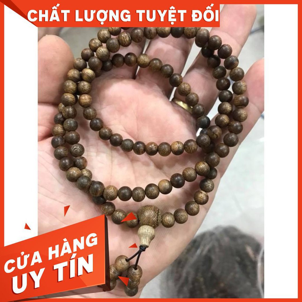 Vòng Tay Chuỗi Hạt Trầm Hương 108 Hạt , Size 6 MM Mùi Thơm Tự Nhiên #2