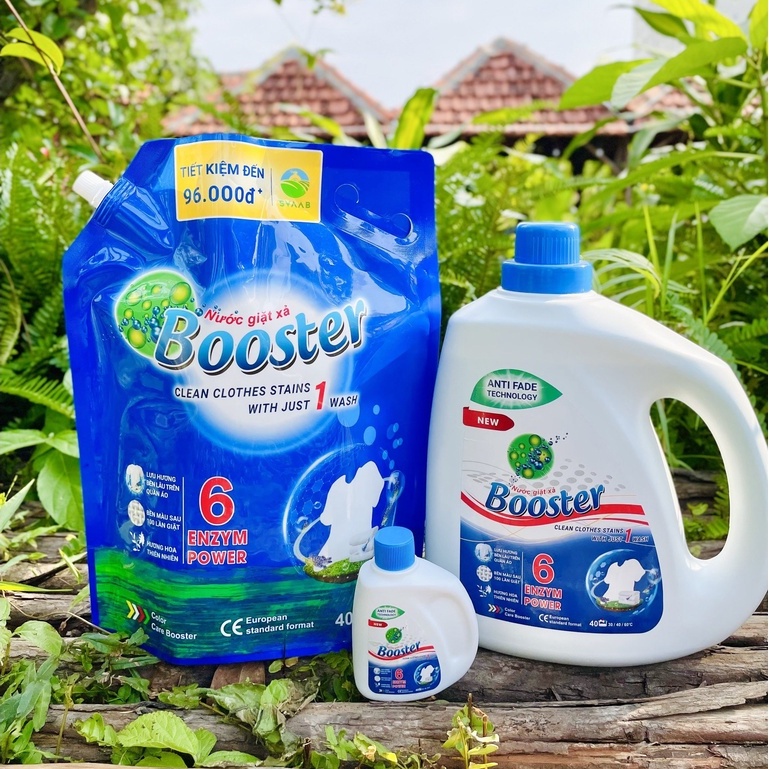 Nước giặt xả Booster 100ml  hàng xuất khẩu Nhật Bản, Châu Âu