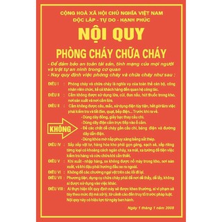 bộ tiêu lệnh phòng cháy chữa cháy