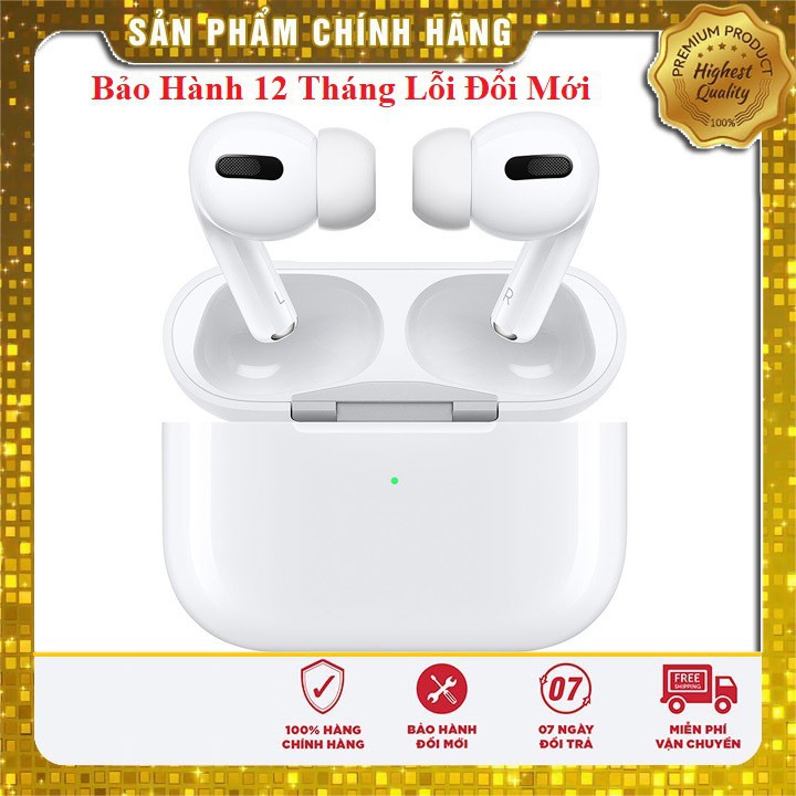 [ AIRPODS PRO ] Tai Nghe Bluetooth  Không Dây Đổi Tên Định Vị Xuyên Âm Chống Ồn - Bảo Hành 12 Tháng Lỗi Đổi Mới