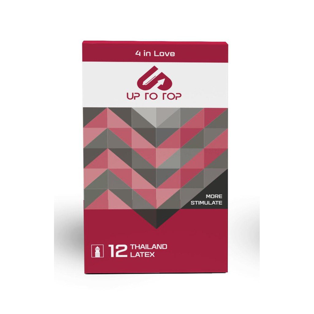 Bao sao su Up To Top size nhỏ 49mm kéo dài thời gian bi chấm gân chìm Tâm Thiện Chí