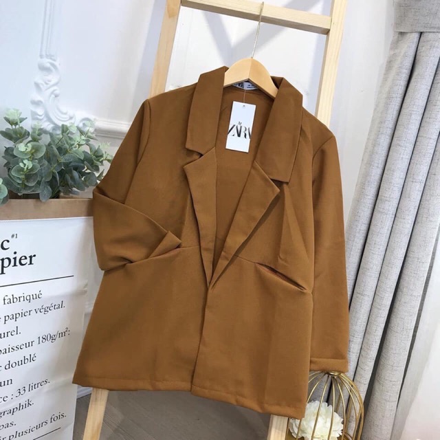 Vest màu nâu tây dành cho nữ