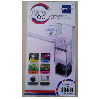 Lọc Váng Odyssea Clean 100 dùng lọc váng cho bể mặt nước ngọt và nước mặn