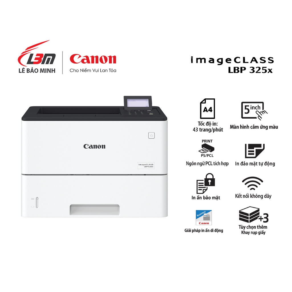 [Mã ELCL12 giảm 9% đơn 300K] Máy in laser đa chức năng Canon LBP325x- chính hãng