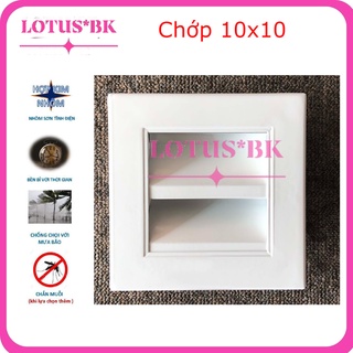 Mặt gió ngoài trời 100x100 𝐁𝐇 𝟏𝟐 𝐓𝐇𝐀́𝐍𝐆 siêu đẹp, chống chuột, chống hắt mưa Lam gió, chớp thông hơi Louver