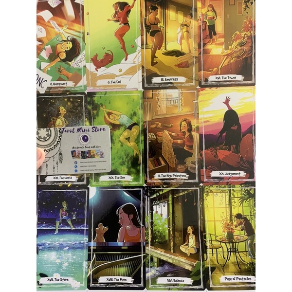 Bộ bài Free Life Tarot 95 lá size 12 x 7 cm
