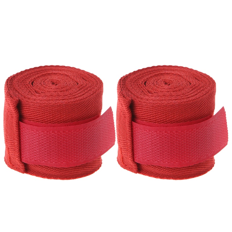 2 Cuộn Băng Quấn Bảo Vệ Cổ Tay Vải Cotton Chuyên Dùng Tập Boxing Muay Thai