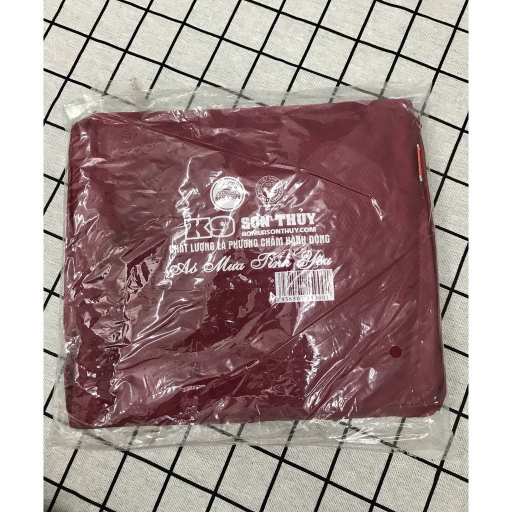 Áo mưa siêu bền K9 chính hãng Sơn Thủy 2 đầu