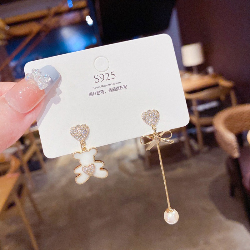 XiaoboACC Đôi Khuyên Tai HìNh Chú GấU Dễ Thương BắT MắT SàNh ĐiệU