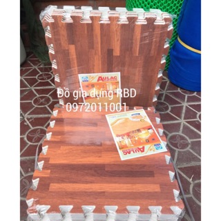 Thảm xốp vân gỗ 42x42cm Âu Lạc