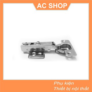 Bản lề bật giảm chấn tủ bếp tủ áo dầy bằng thép mạ chrome bóng - SHOP THỢ