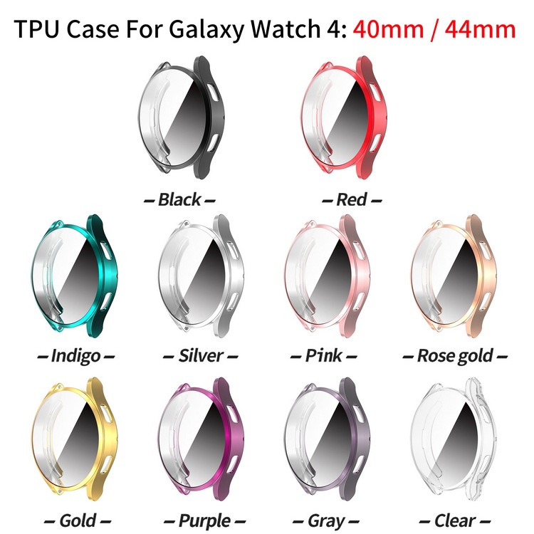 Ốp Vỏ Tpu Silicon Bảo Vệ Màn Hình Đồng Hồ Samsung Galaxy Watch 4 40mm 44mm Sự Bảo Vệ