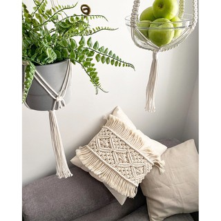 [DECOR MACRAME] Vỏ gối tựa, gối trang trí Macrame Phong Cách Bắc Âu
