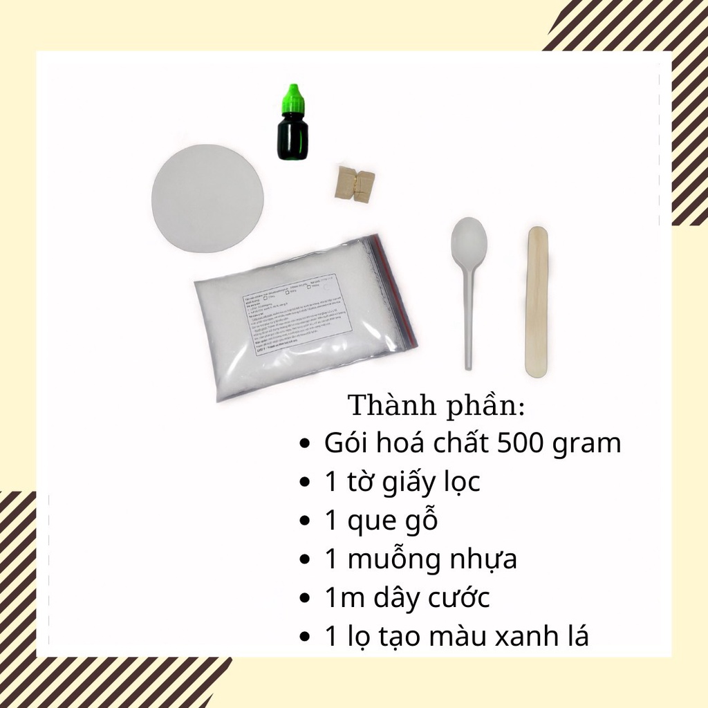 KDP - 500g - Combo nuôi tinh thể HOA KH2PO4 kèm hướng dẫn l Tcrystalstore
