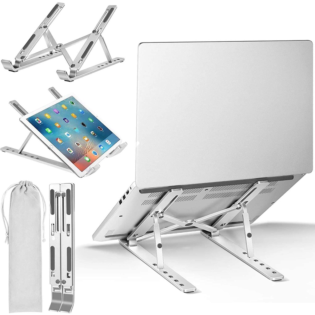 Giá Kê Laptop Macbook N3 Bằng Nhôm Điều Chỉnh Độ Cao, Màu Sắc Sang Trọng Có Thể Gấp Gọn Laptop Stand