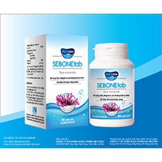 SeBoneTab-Bổ sung canxi từ tảo biển,Hỗ trợ cải thiện tình trạng loãng xương, làm chậm quá trình thoái hóa xương | Thế Giới Skin Care