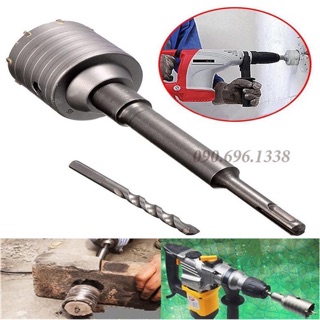 Combo mũi khoét bê tông phi 60+ cán