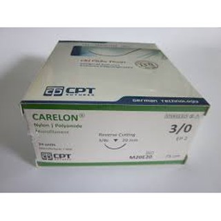 chỉ khâu phẫu thuật cpt carelon không tiêu 3/0,16k/sợi,hộp 24 sợi