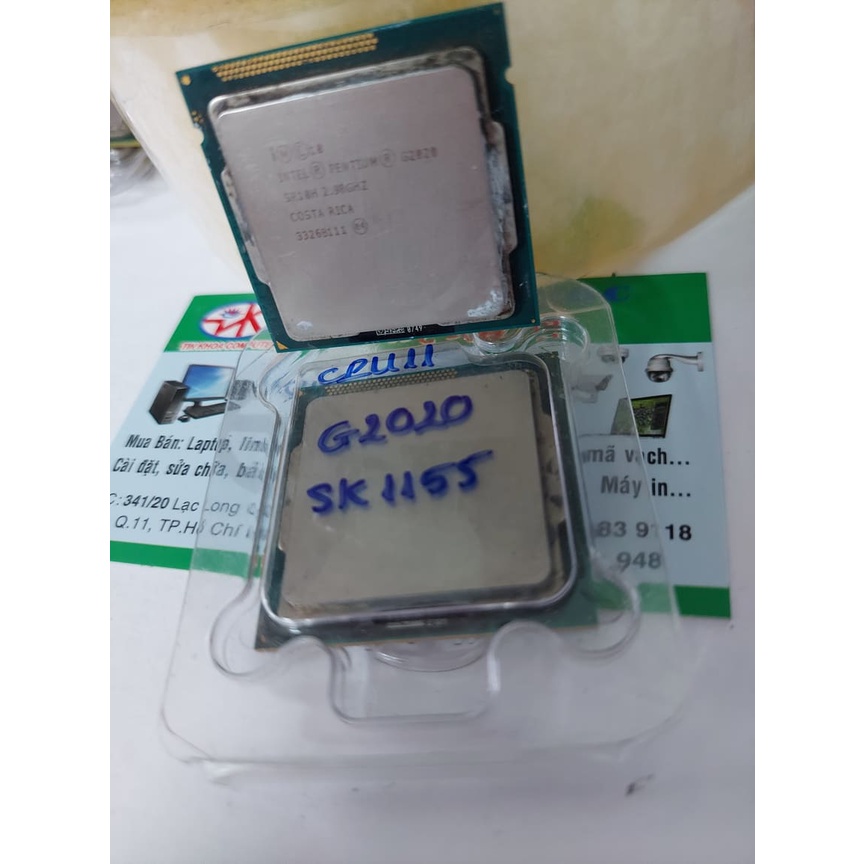 Bộ vi xử lý CPU INTEL PENTIUM G2020 SK 1155 Cũ (CPU11)