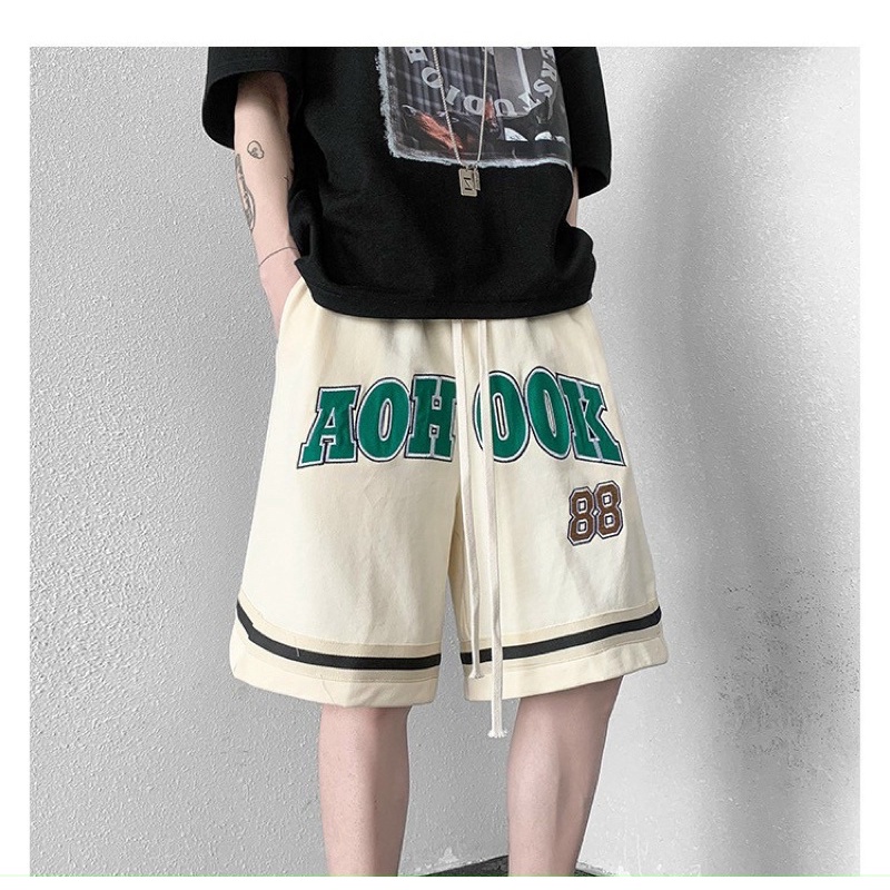 Quần Short Kaki Số 88 Kiểu Dáng Form Rộng Nam Nữ Unisex Sọc Gấu Hot Chất Dày Đẹp Form Chuẩn