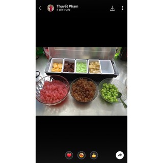 Khay đựng topping 5 ngăn