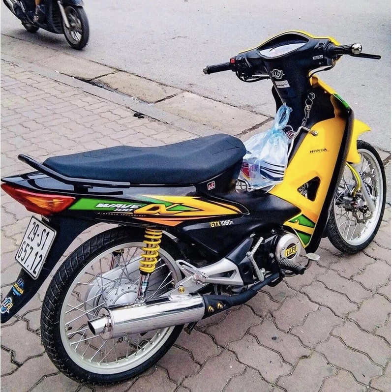 Pô RSX 100 Honda chính hãng nổ cực giòn + ốp pô