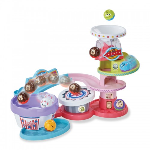 Đồ chơi Tháp trượt bóng và bộ bóng nhào lộn Disney vui vẻ "868866" Takara Tomy Disney Baby Happy Ball Jumping Coaster