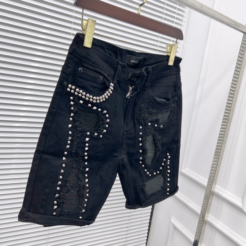 Quần short AMIRI rách đính đá kèm video ảnh thật tại shop